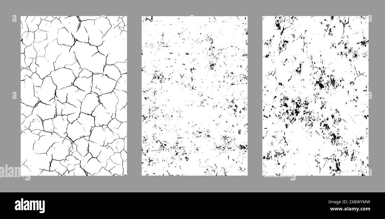 Set Grunge Urban Backgrounds. Texture Vector. Grain ,Simply Place ...