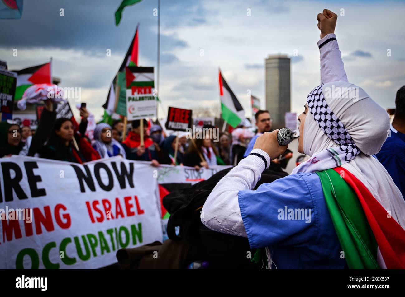 London Pro Palestine Protests 2024 Stock Photo - Alamy