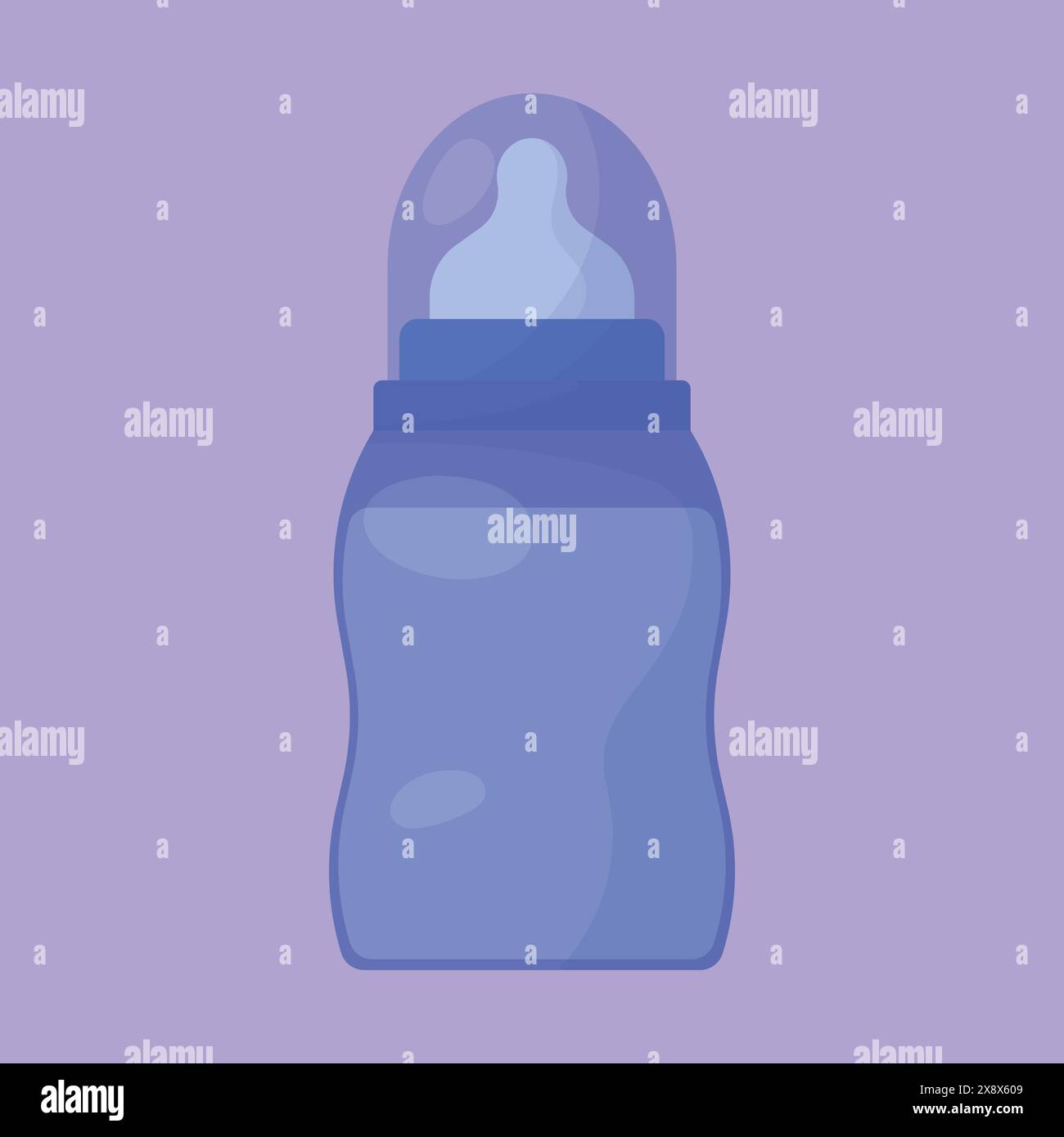 Baby Bottle bottle icon. Baby milk feeder vector illustration. feeder ...