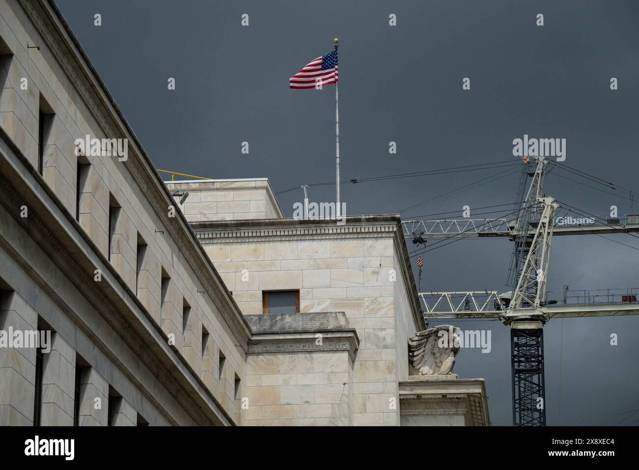 A general view of the U.S. Federal Reserve Marriner S. Eccles building ...