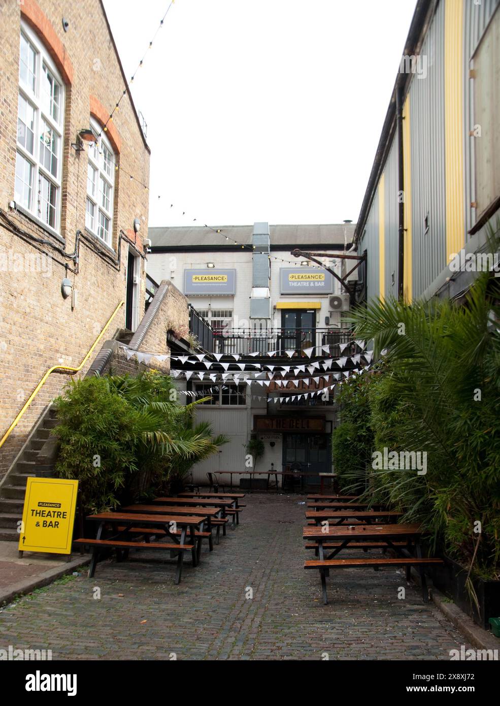 Pleasance Theatre, Islington, London, UK - small local theatre Stock Photo