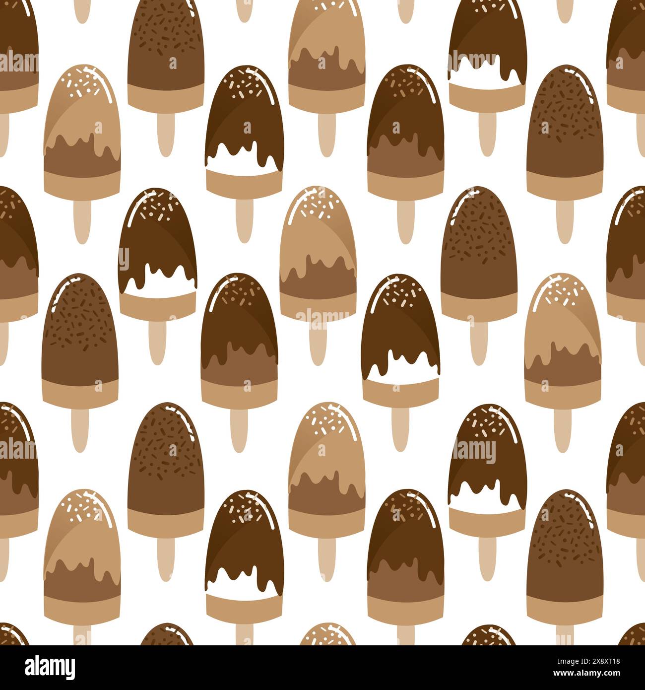 Chocolate ice cream bars Stock Vector Images - Alamy