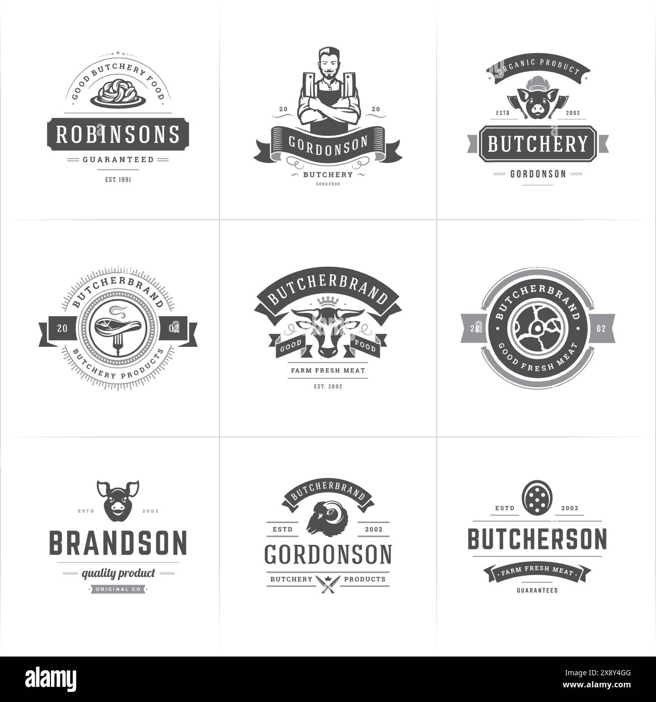 Good Emlems Farm house logos hi-res stock photography and images - Alamy