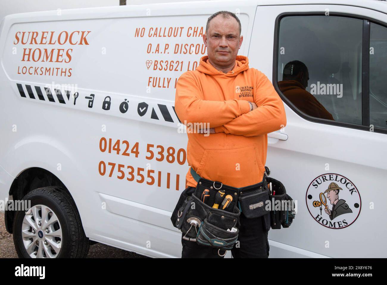 editorial-use-only-matt-triboulliard-owner-of-surelock-homes-locksmiths-in-hastings-is-announced-as-the-winner-of-simply-business-britains-best-small-business-name-2024-competition-issue-date-tuesday-may-28-2024-2X8Y676.jpg