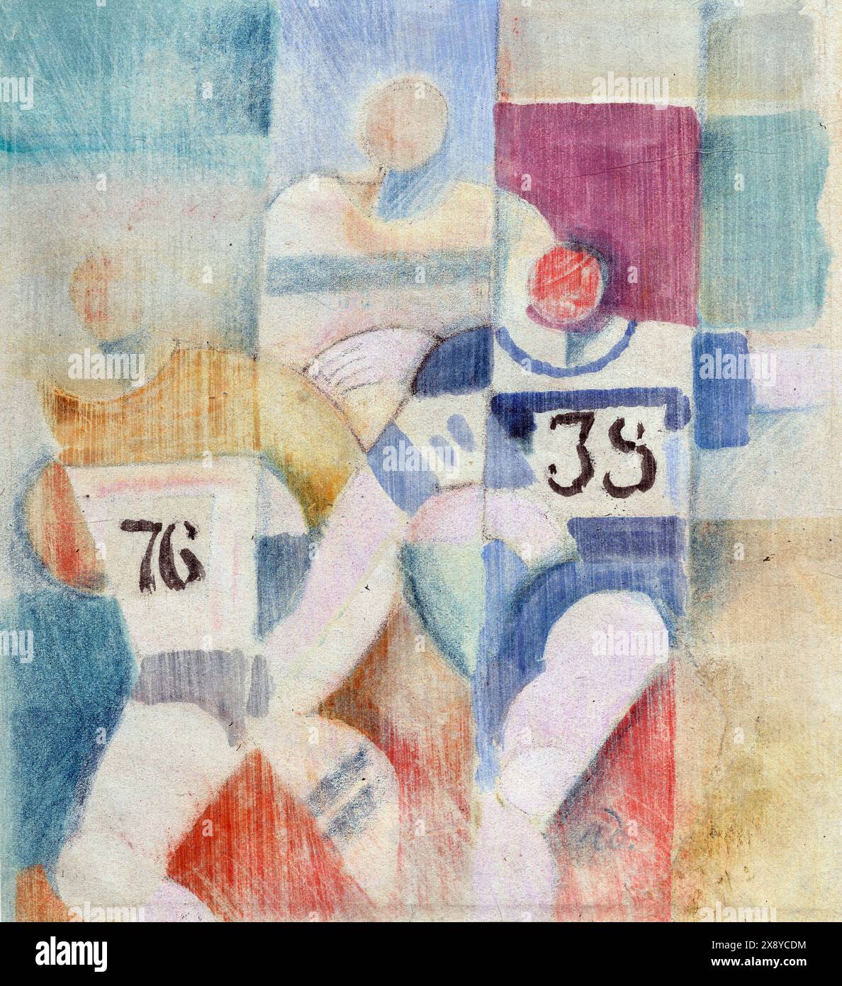 Les Coureurs, 1924, Robert Delaunay, Musée d'Art Moderne, Troyes