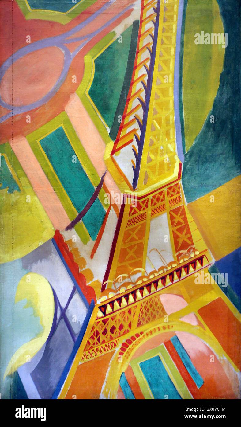 ART Painting By Robert Delaunay French 1885 1941 Tour Eiffel art-painting-by-robert-delaunay-french-1885-1941-tour-eiffel