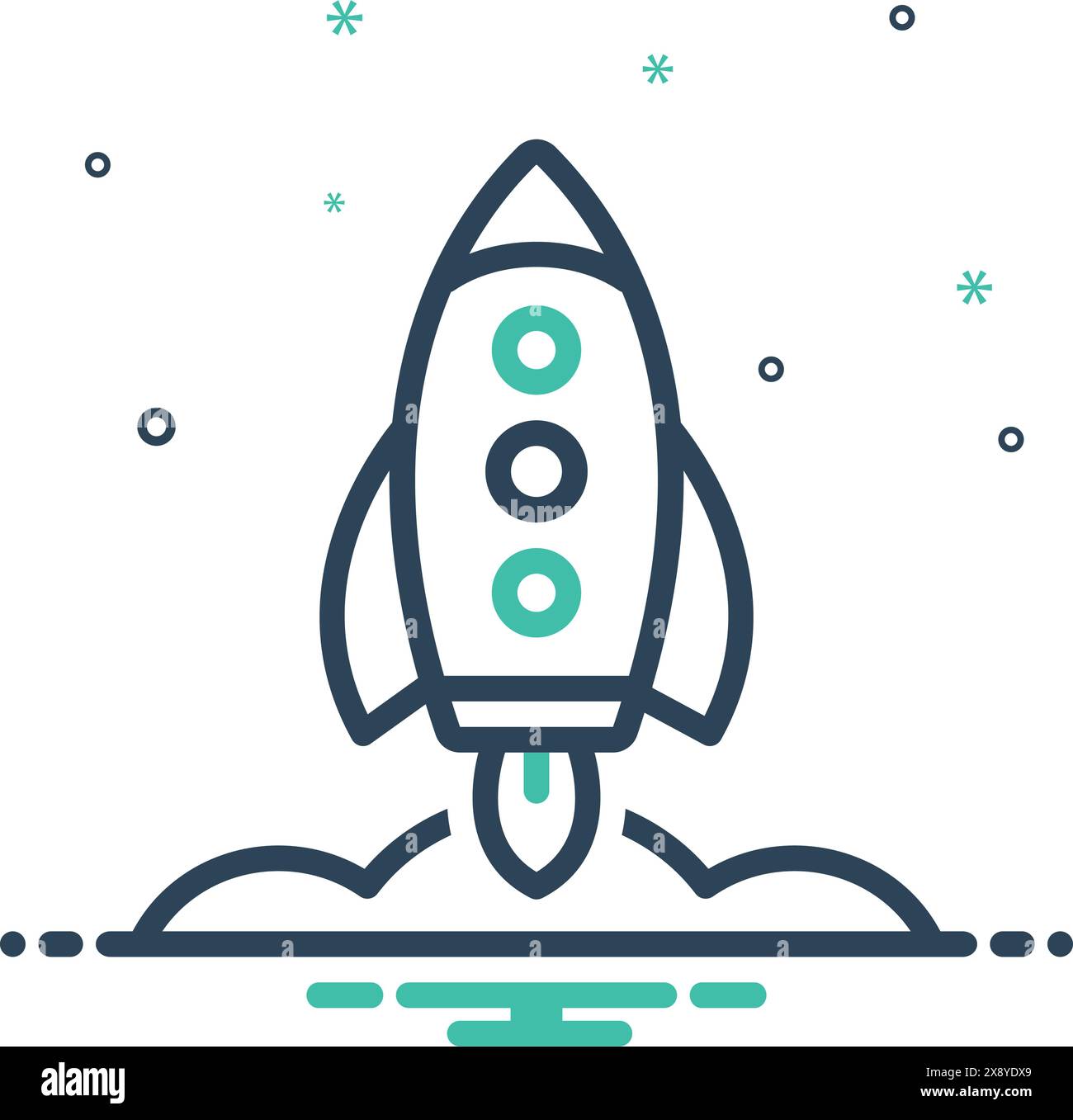 Icon for jet pack,interface Stock Vector