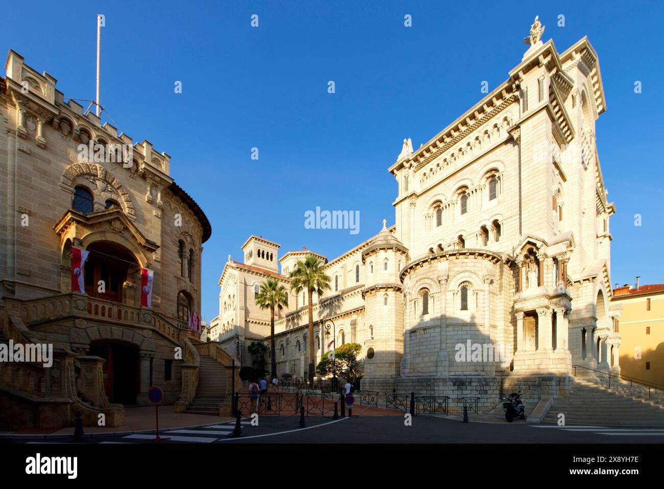 Principality of Monaco, Monaco, in the old city on the Rock, Palace of ...