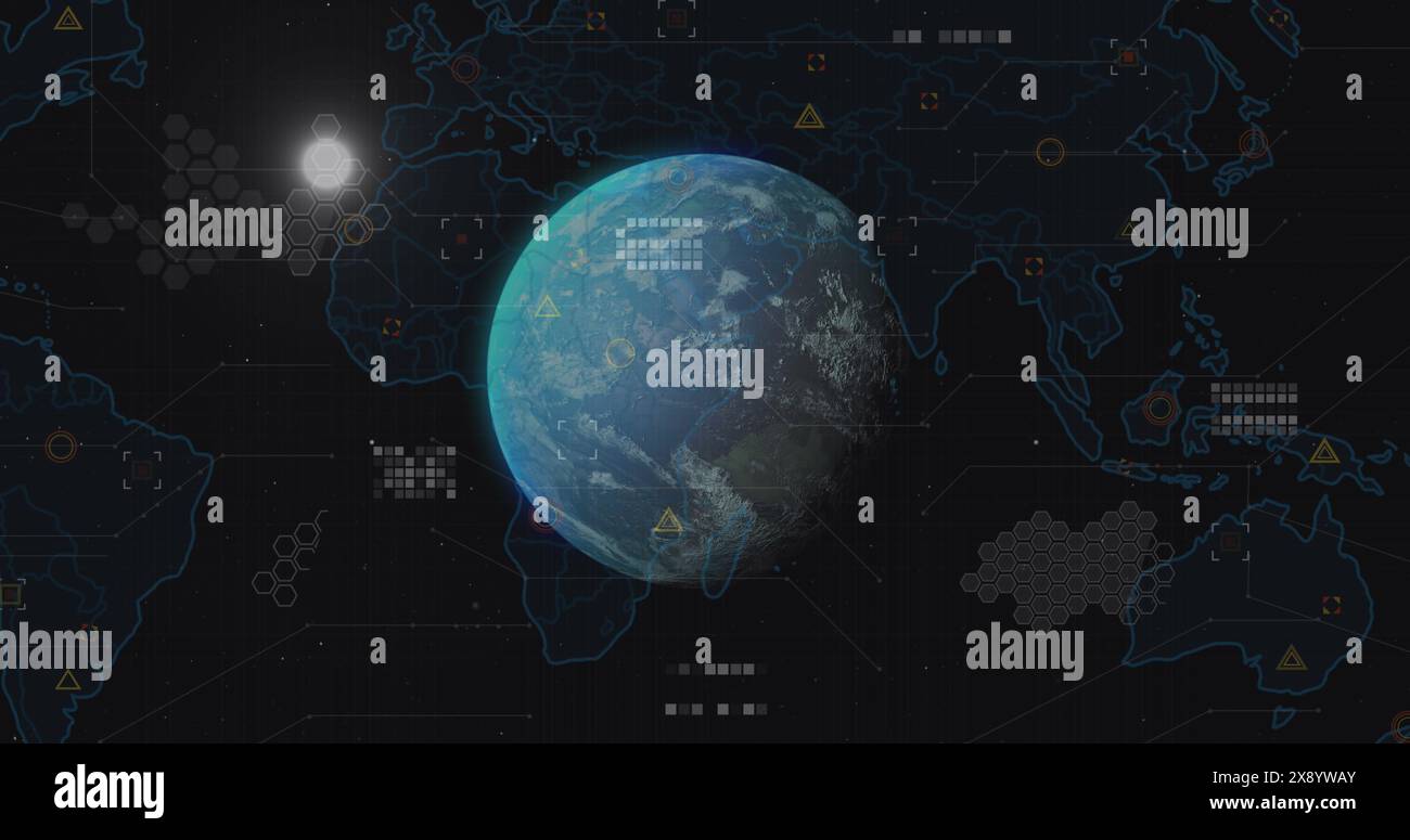 Big data connectivity globe hi-res stock photography and images - Alamy