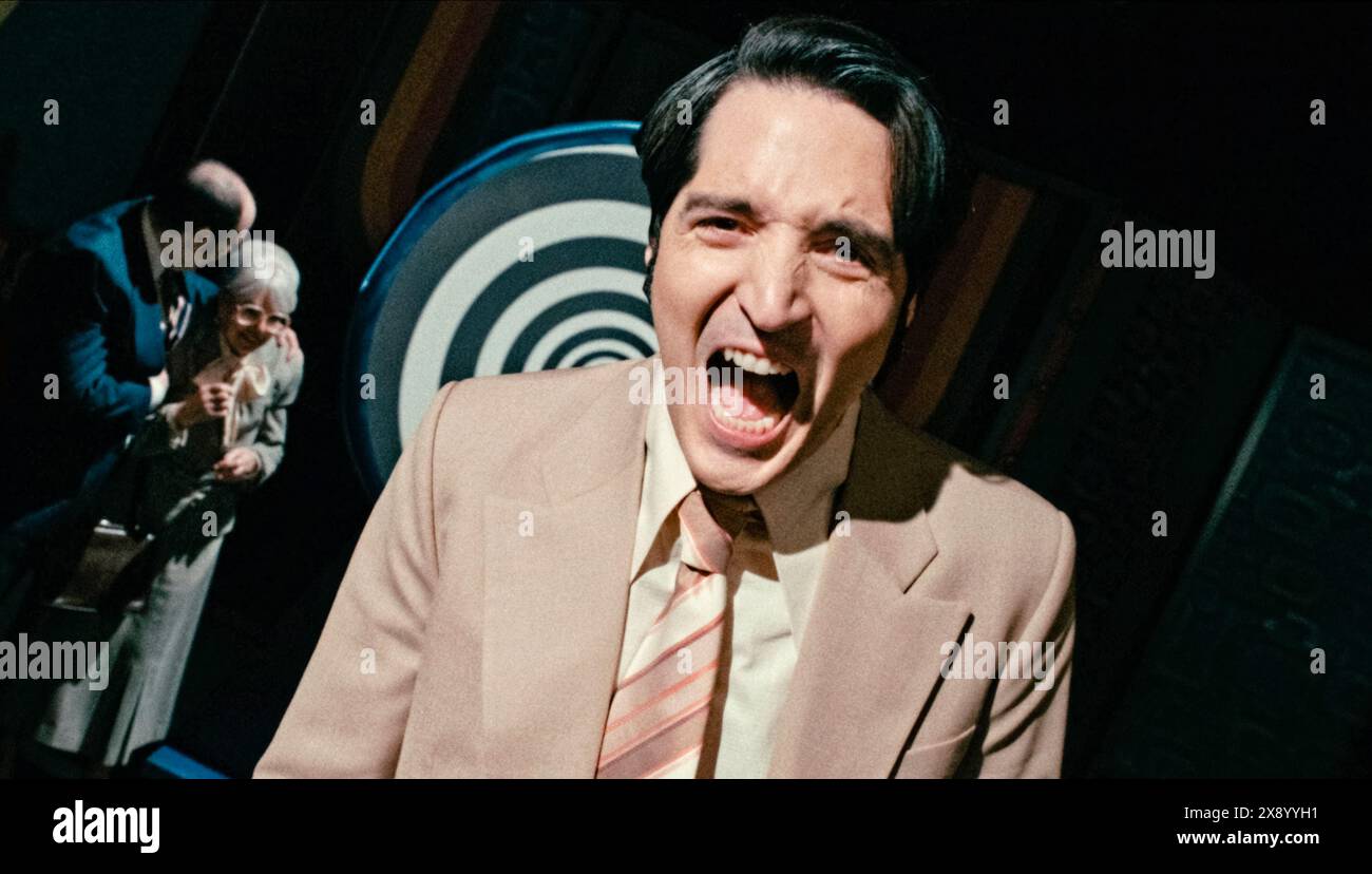 Late Night with the Devil (2023) directed by Cameron Cairnes and starring David Dastmalchian as a 1970s talk show host whose live television broadcast takes an unexpected turn. Publicity still ***EDITORIAL USE ONLY***. Credit: BFA / IFC Films Stock Photo