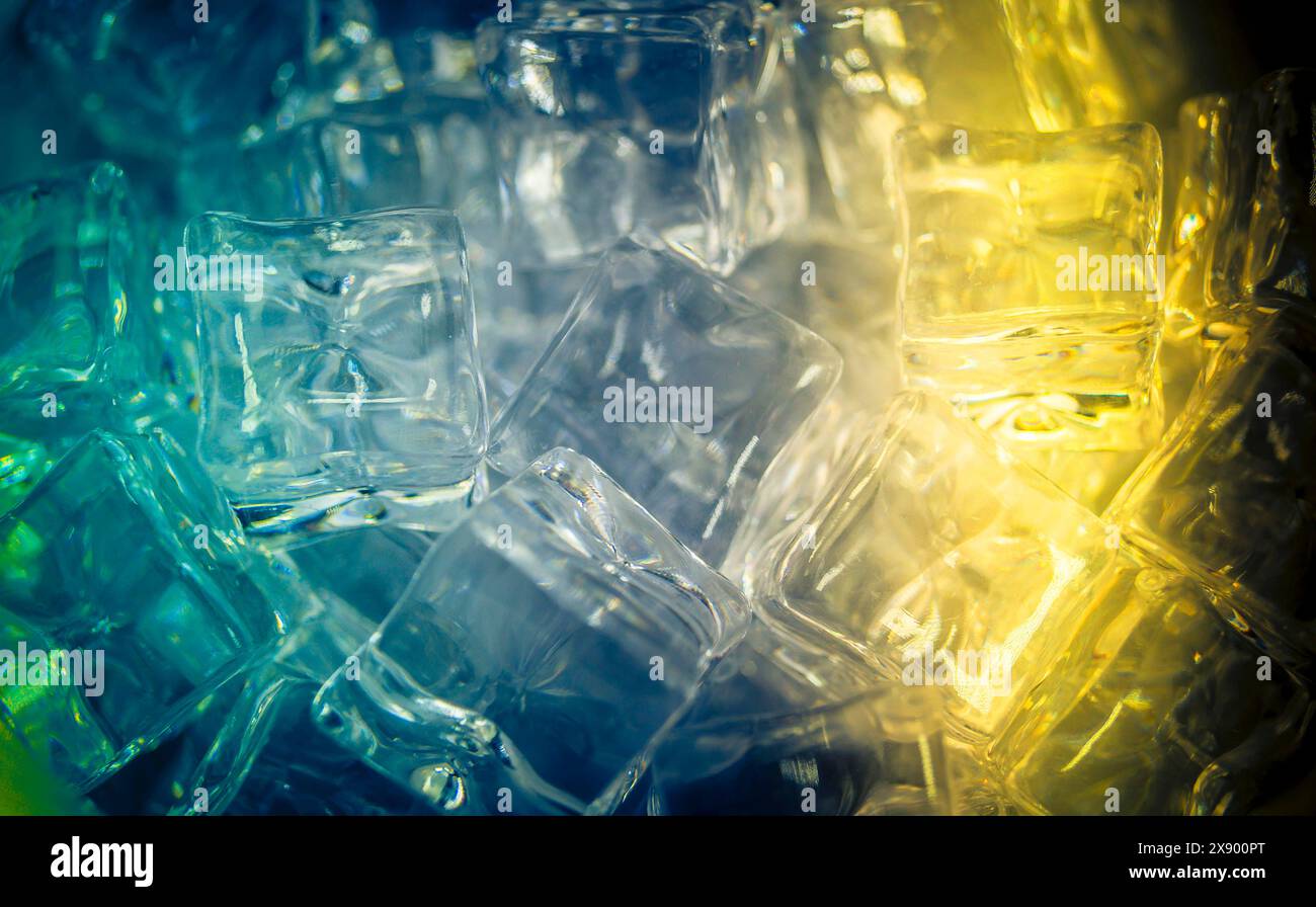 ice cubes Stock Photo