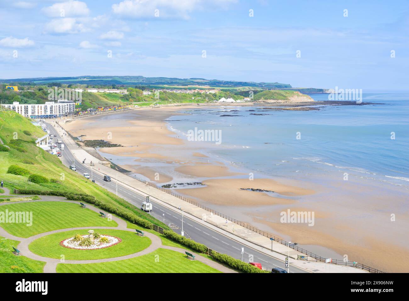 Scarborough North Bay Gardens on Albert Road leading to Royal Albert Drive North bay Scarborough