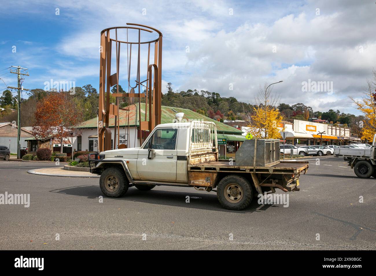 Walcha, australian country town in New South Wales, Open air art
