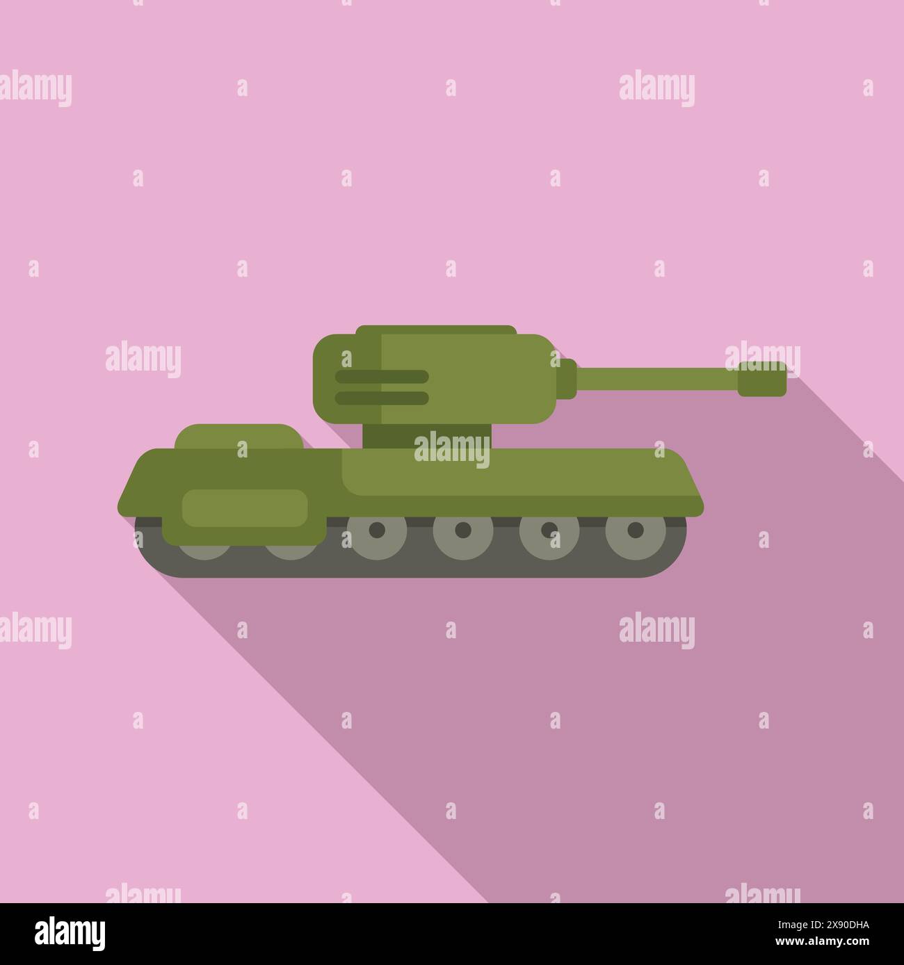 Tank Simplified Vector illustration of a stylized armored tank hi-res stock photography ...