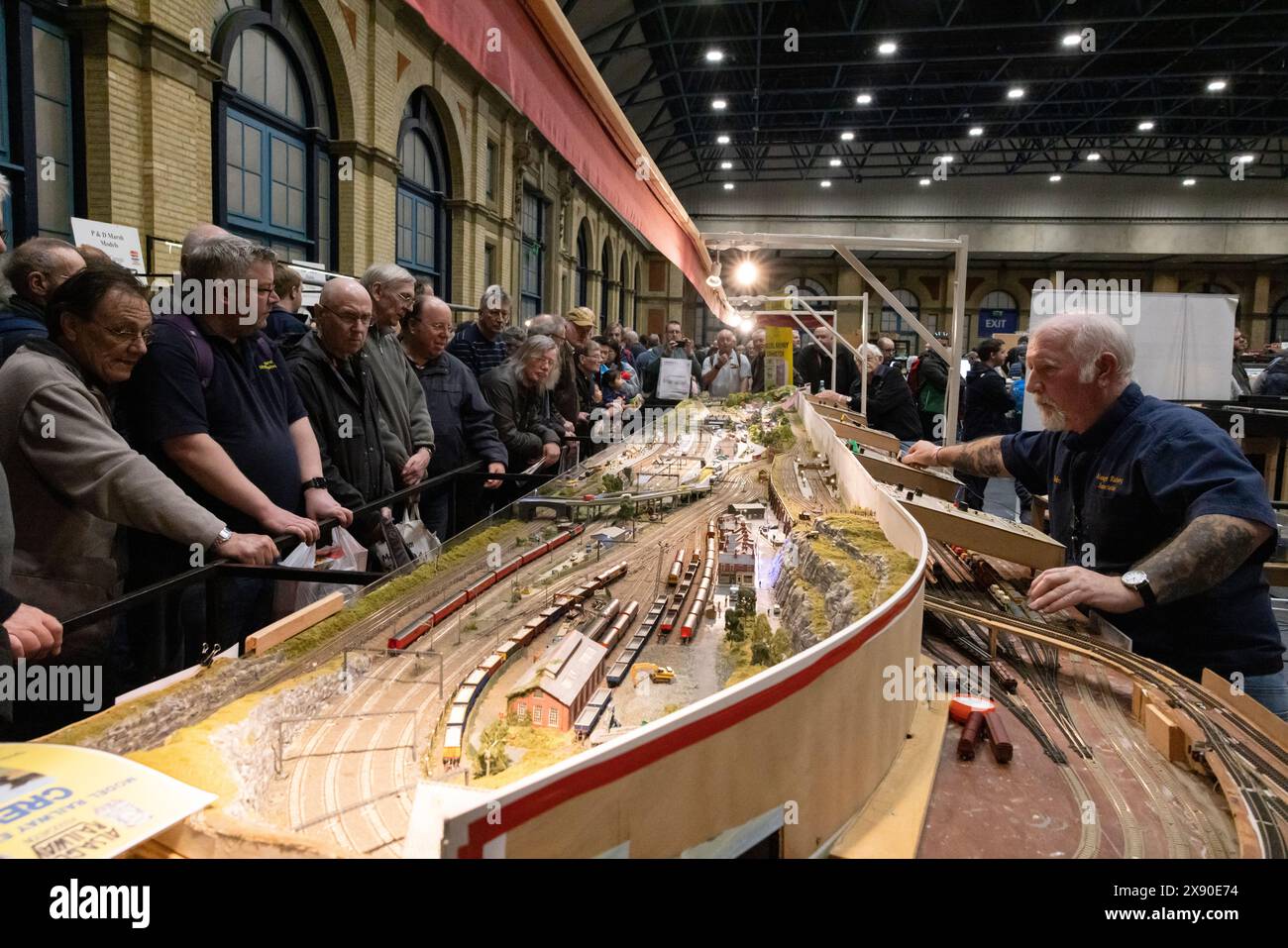 London Theme Modelling The London Festival of Railway Modelling at Alexandra Palace, England ...