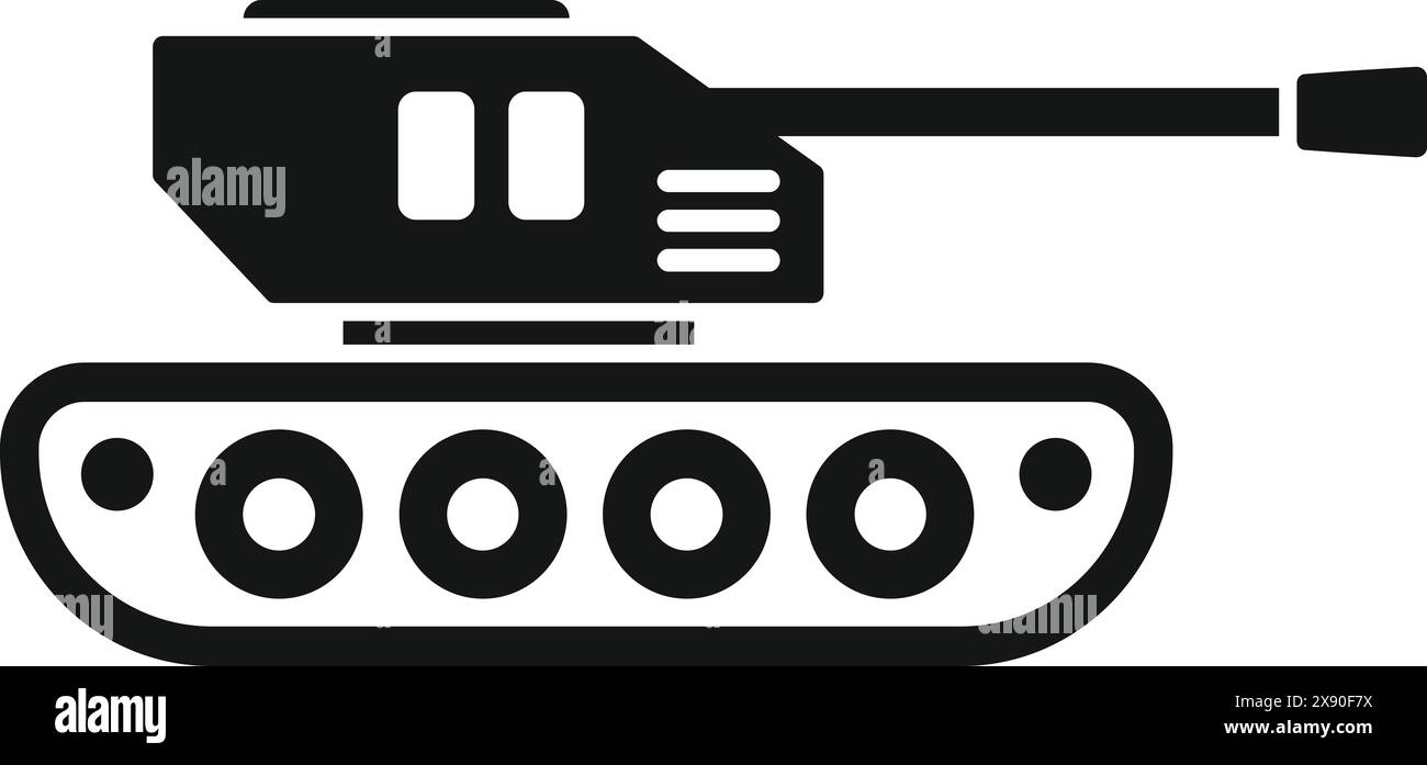 Military tank clipart Black and White Stock Photos & Images - Alamy