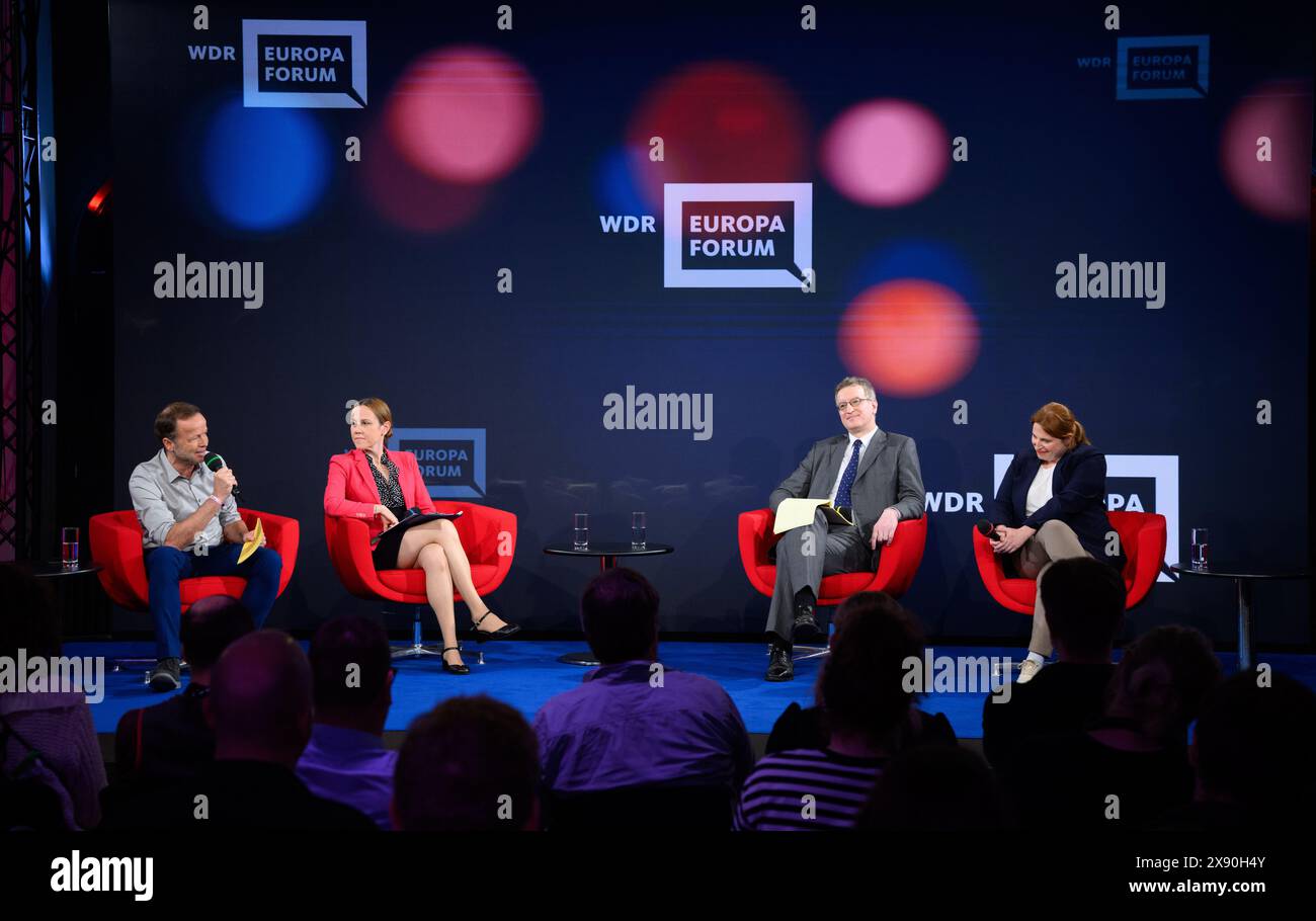 28 May 2024, Berlin: Presenter Georg Restle (l-r), Editorial Director ...