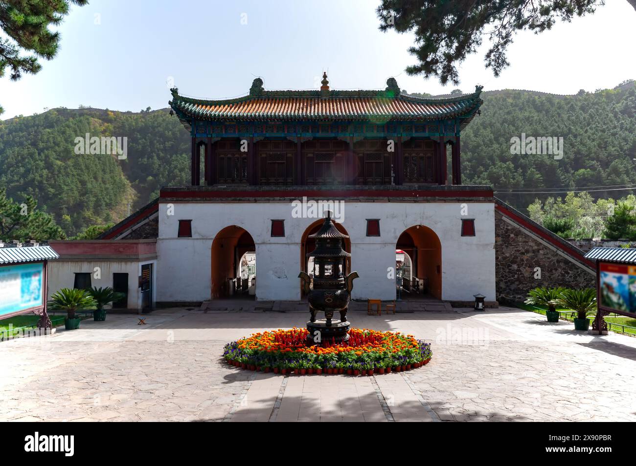 Exterior of The Putuo Zongcheng Temple in Chengde, Hebei, China Stock Photo