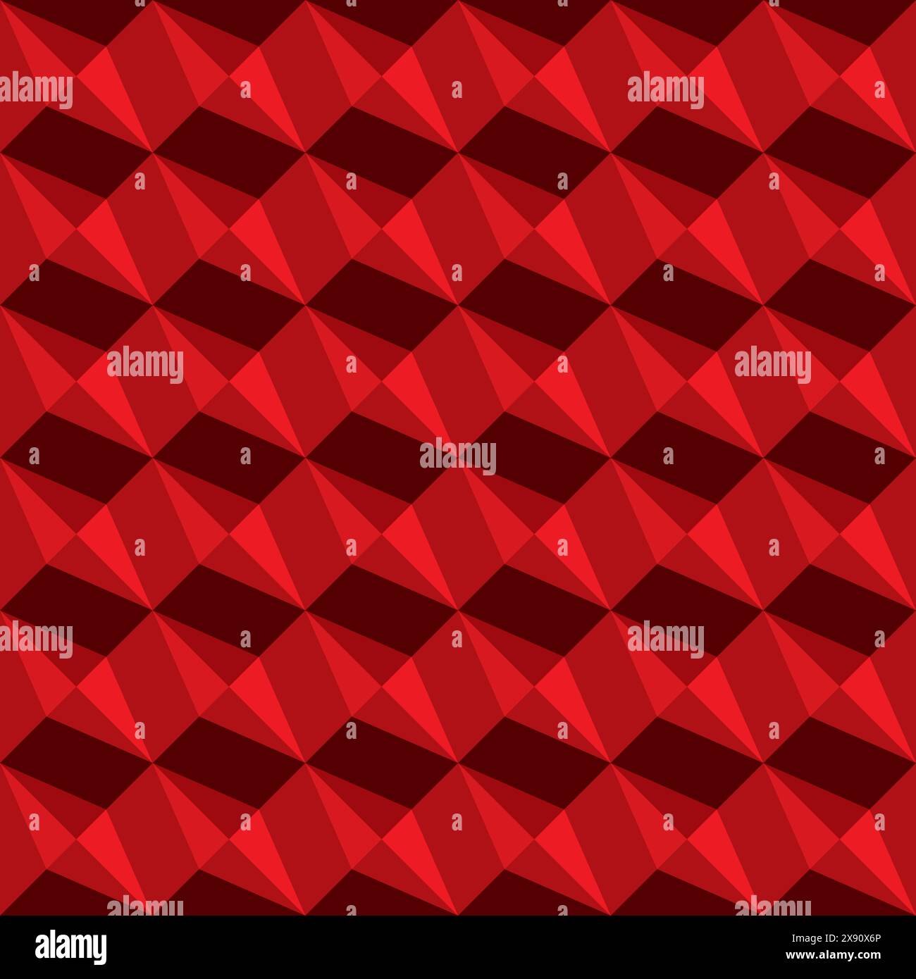 Geometric cube seamless pattern. wallpaper vector Stock Vector