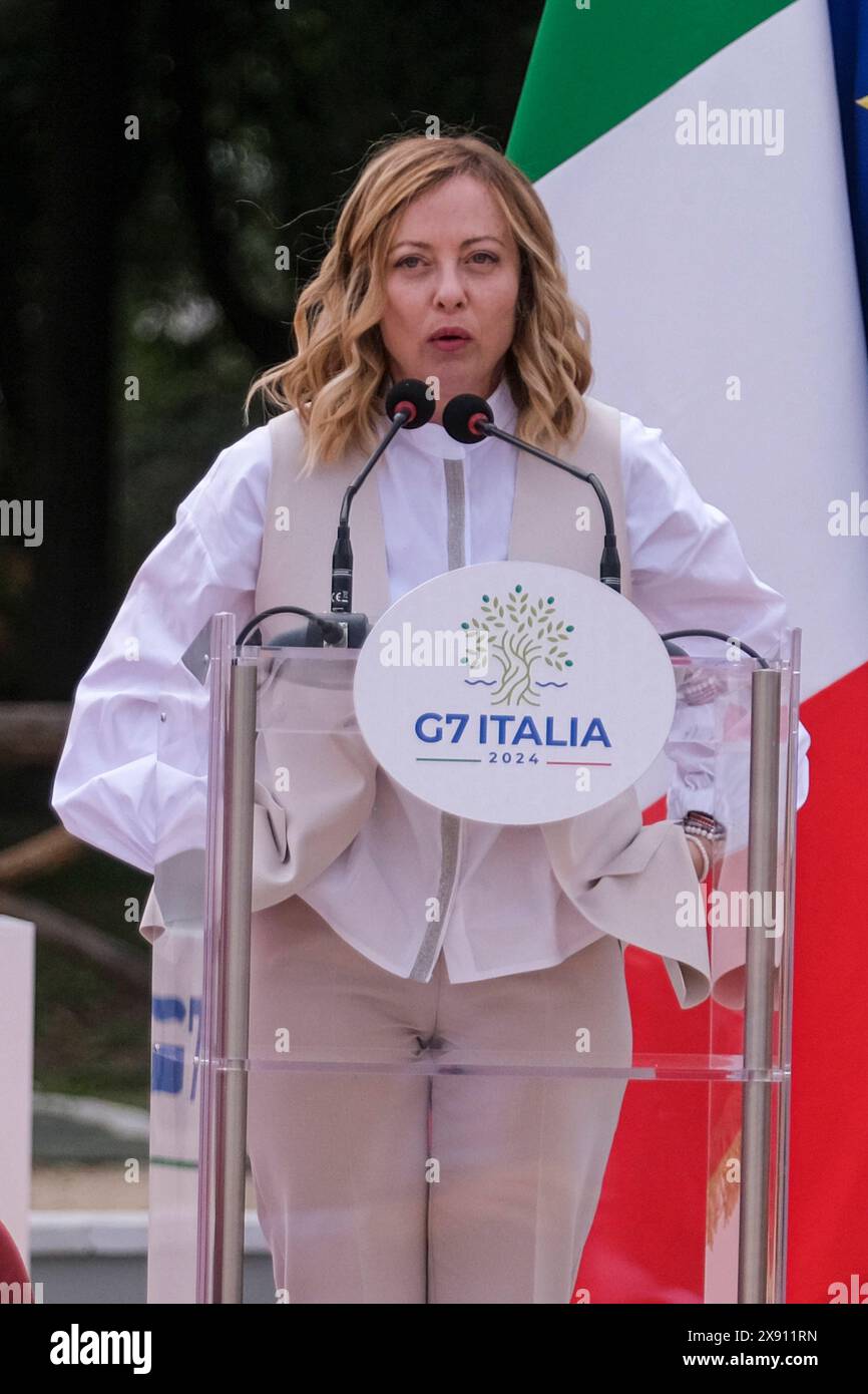 Prime Minister Giorgia Meloni In Caivano Italian Prime Minister Giorgia prime-minister-giorgia-meloni-in-caivano-italian-prime-minister-giorgia