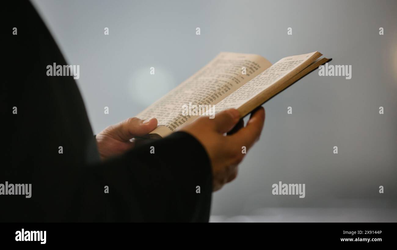 in-christian-church-close-up-of-the-bible-gospel-of-jesus-minister