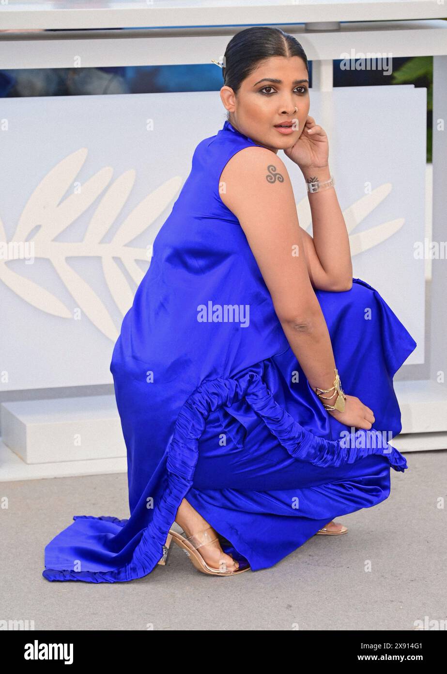 Divya Prabha Photocall of the film "All We Imagine as Light" 77th