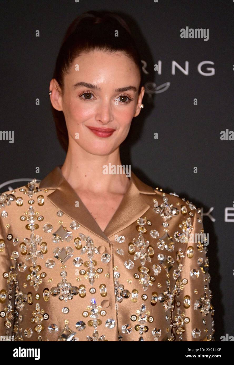 Charlotte Le Bon (in Miu Miu) Kering "Women in Motion" photocall 77th Cannes Film Festival May