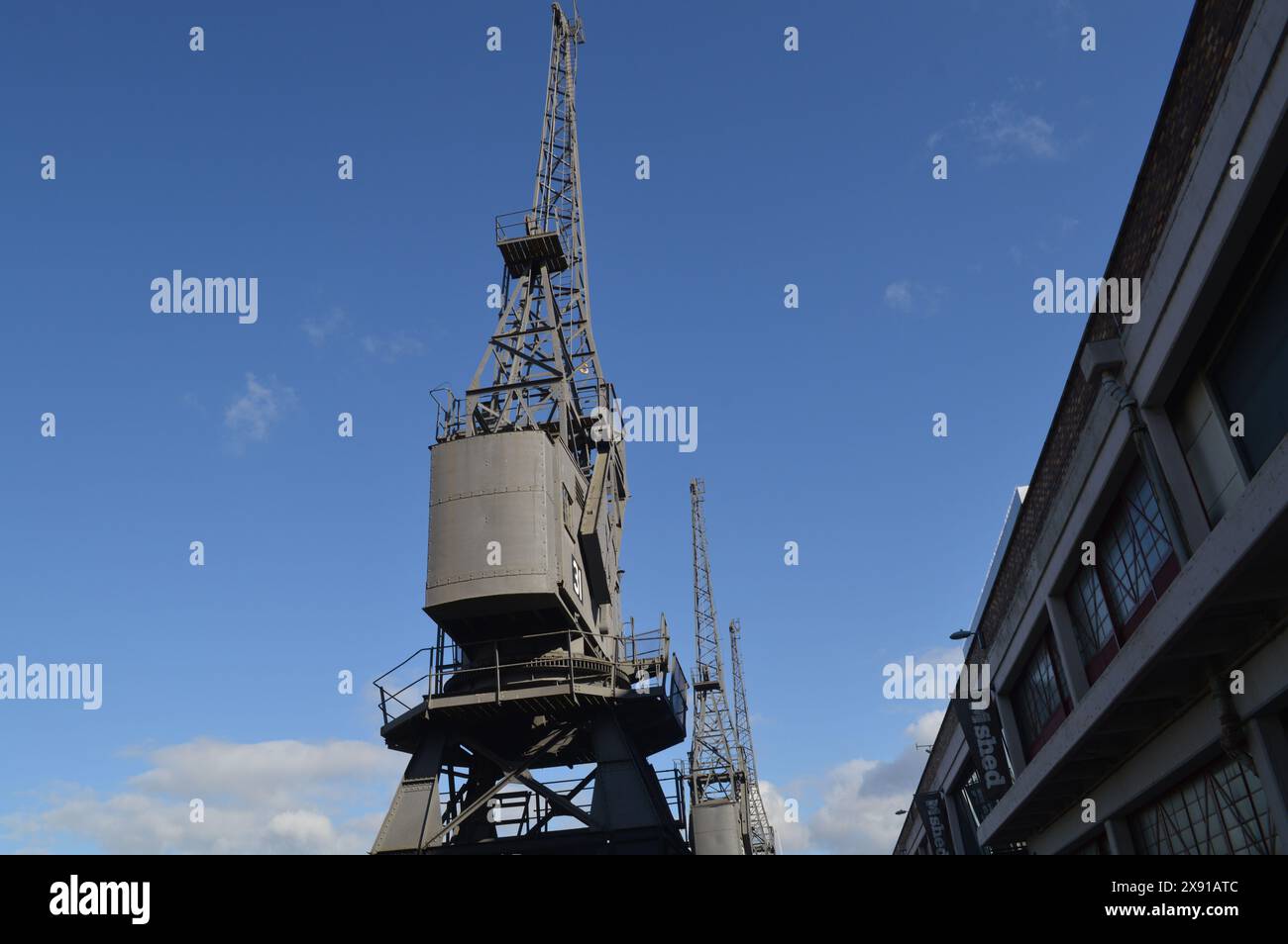The Electric Cargo Cranes of Bristol Harbour by M Shed Museum. 26th