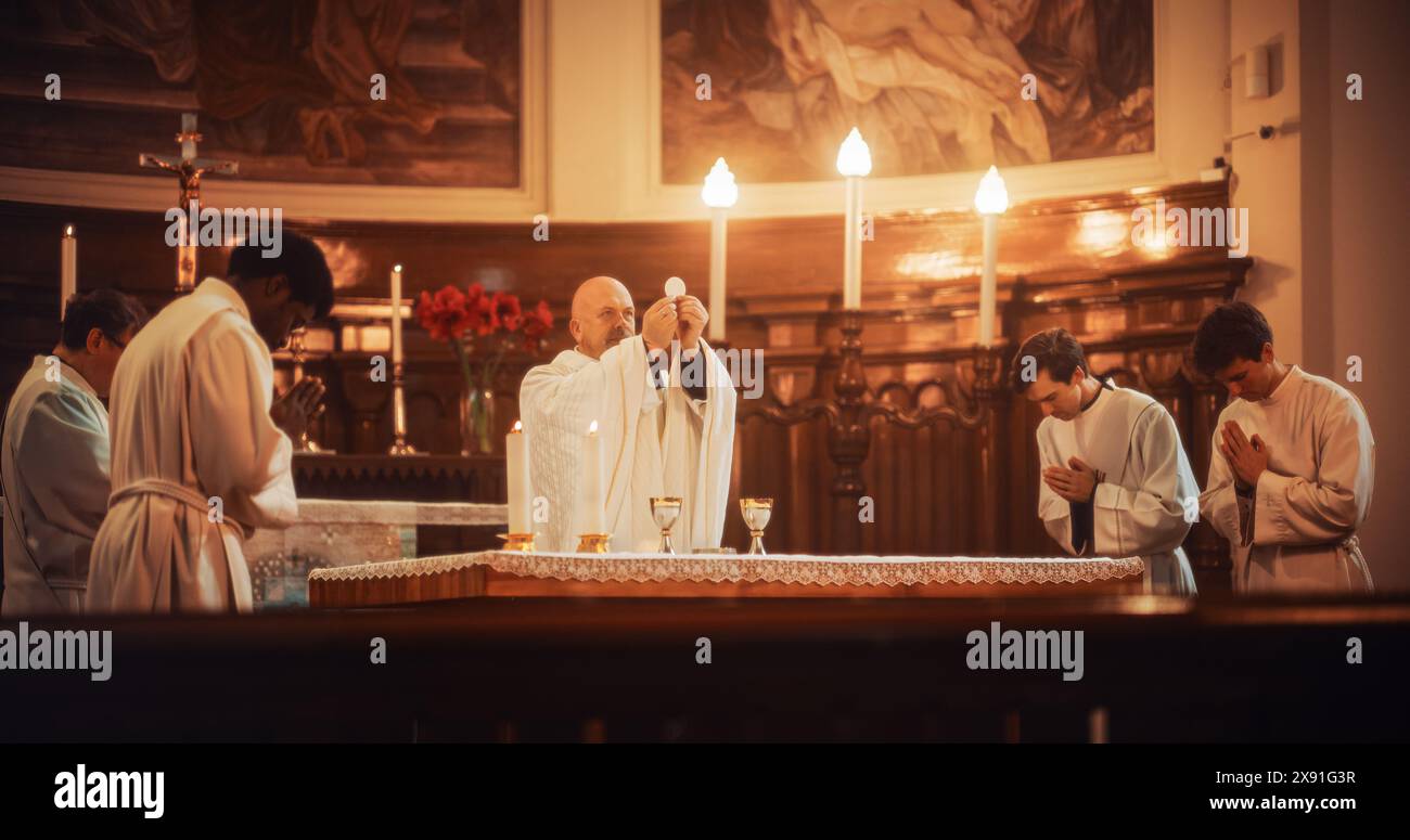 The Eucharist In Grand Church Ministers of Christian Faith lead The