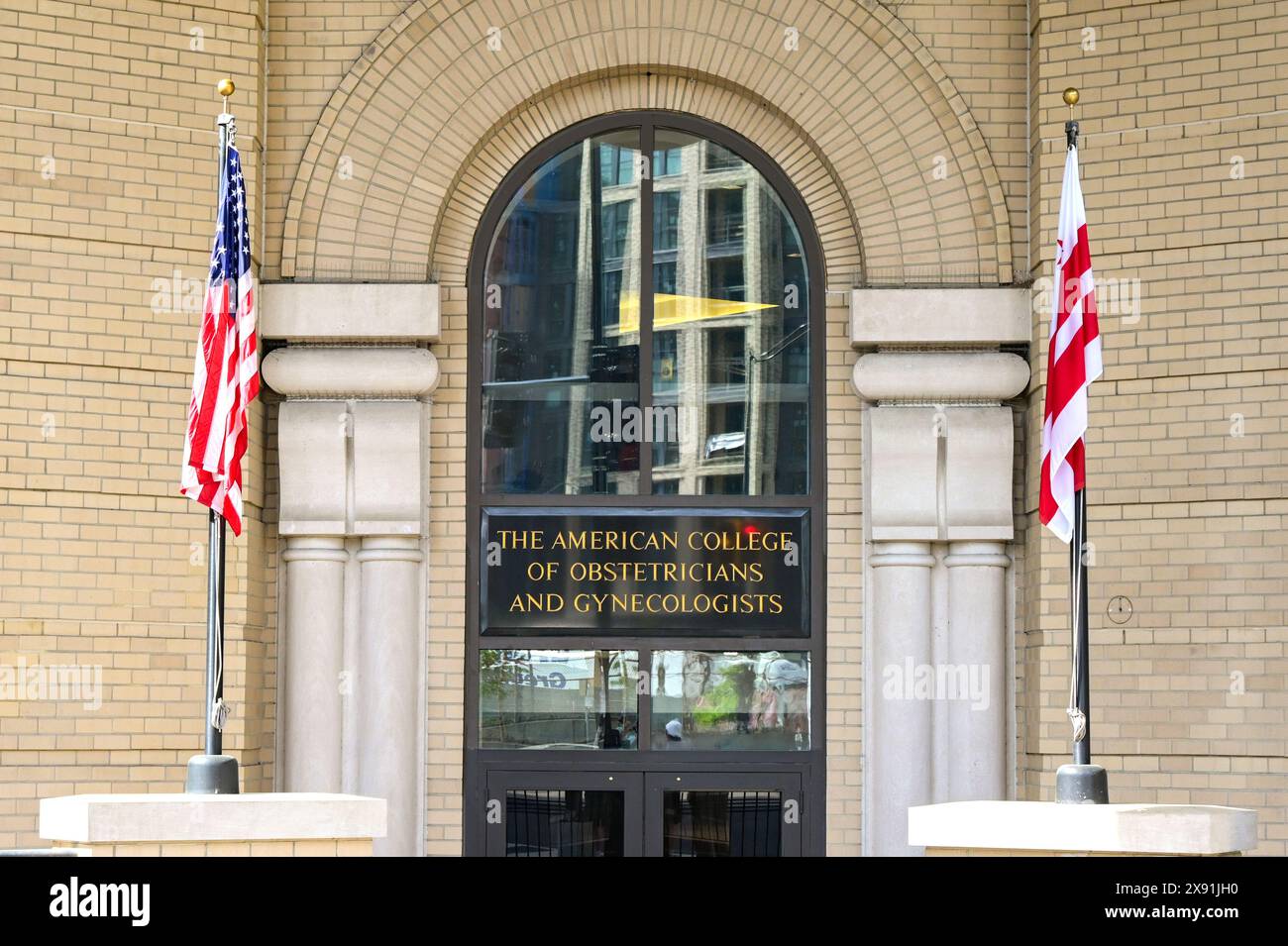 Washington DC, USA - 2 May 2024: Entrance to the offices of the ...