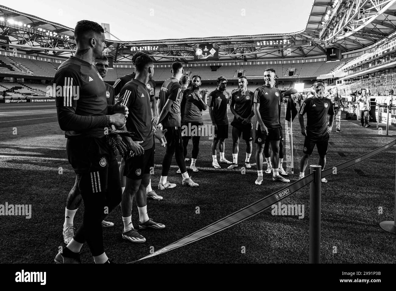 Atene, Atene, Grecie. 28th May, 2024. 05/28/2024 Athens, Olympiakos pre-match training before the Conference League final against Fiorentina.In the picture: (Credit Image: © Fabio Sasso/ZUMA Press Wire) EDITORIAL USAGE ONLY! Not for Commercial USAGE! Stock Photo