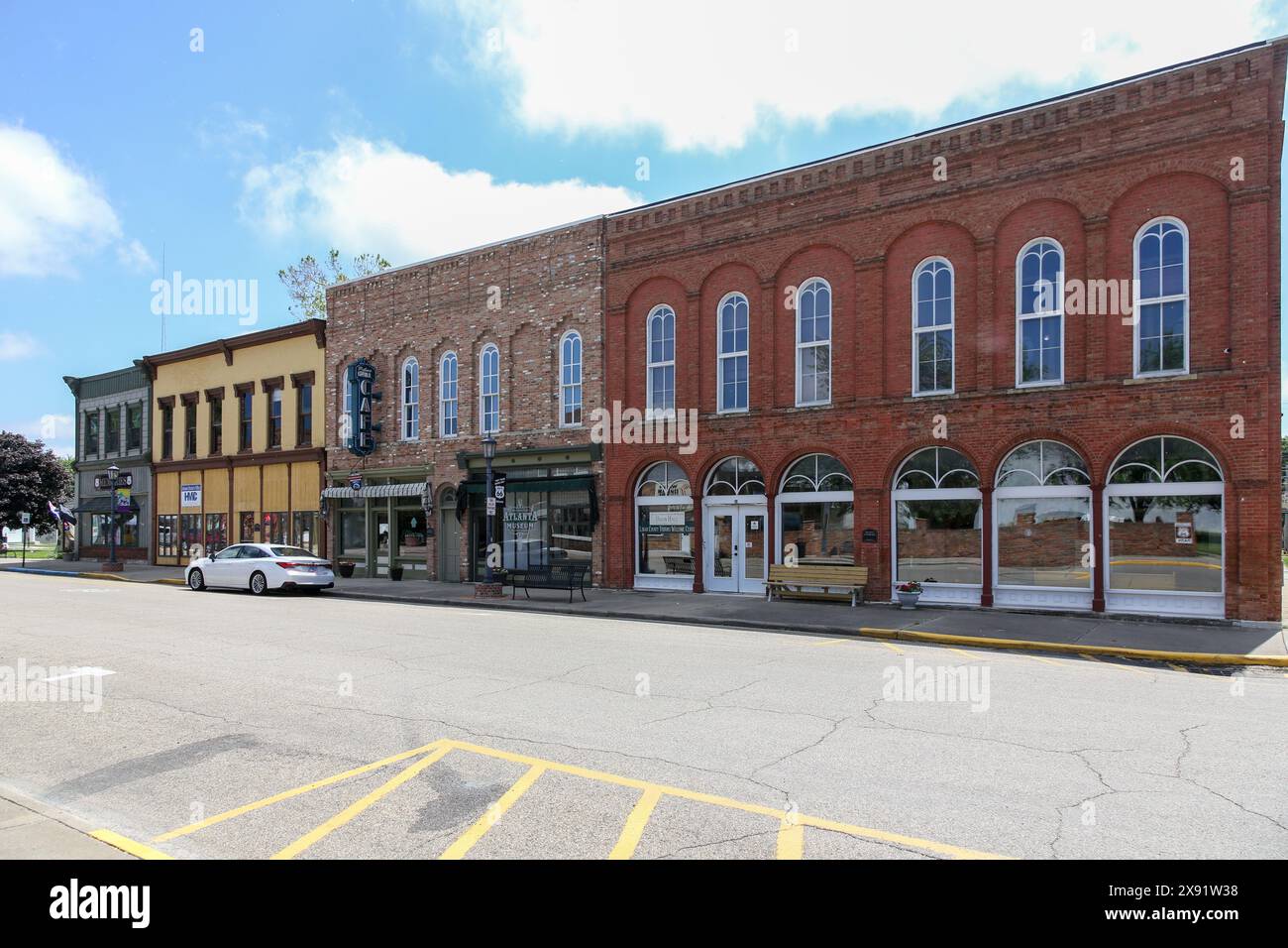 Route 66 memorabilia downtown hi-res stock photography and images - Alamy
