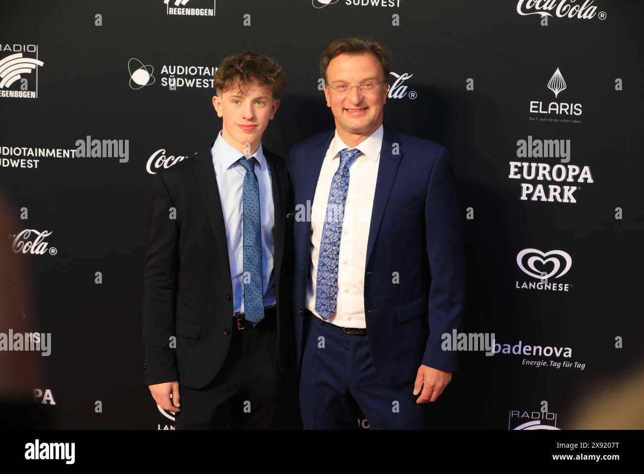 Matthias Reinschmidt mit Sohn Felix Reinschmidt bei der Verleihung des