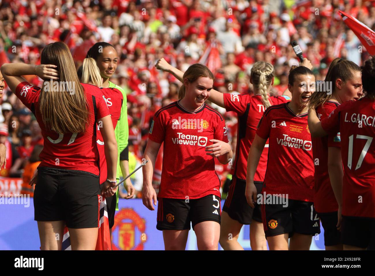 Adobe FA Women's Cup final, Manchester United Women v Tottenham Hotspur Women Wembley Stadium