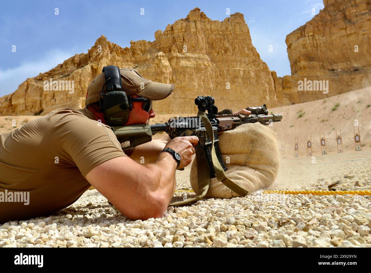 May 11, 2024 - Amman, Jordan - A Green Beret with 5th Special Forces ...