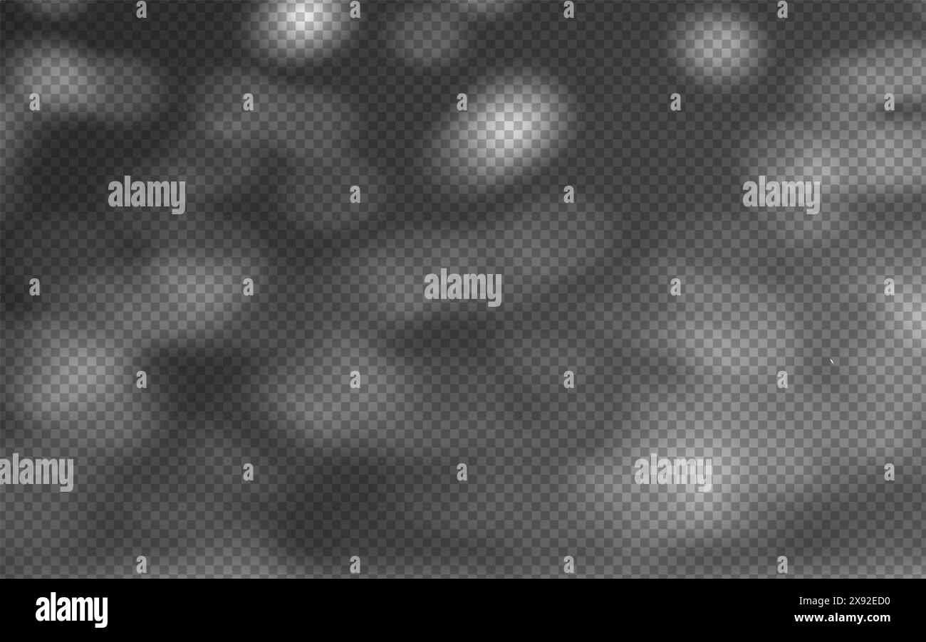 Abstract shadow overlay from foliage on a transparent background Stock ...