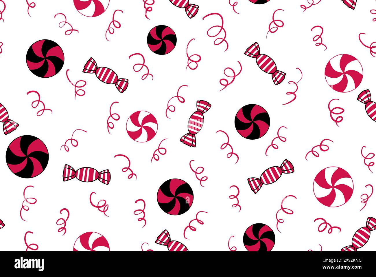 Sugar Pattern Children drawings seamless pattern hi-res stock photography and images ...