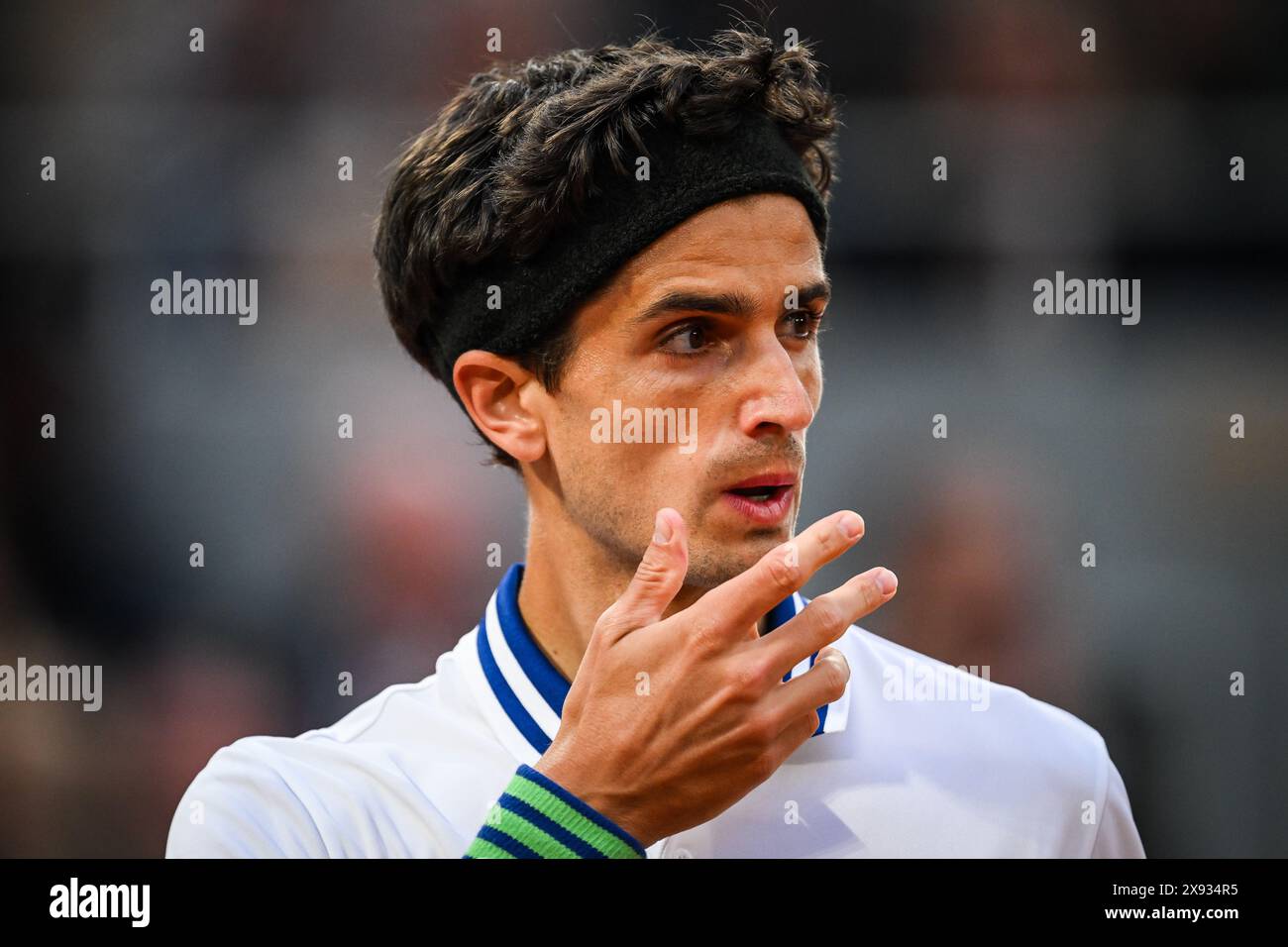 Hugues Roland Pierre-Hugues HERBERT of France during the third day of Roland-Garros ...
