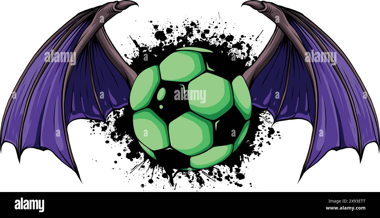 vector illustration of soccer ball isolated on white Stock Vector Image ...