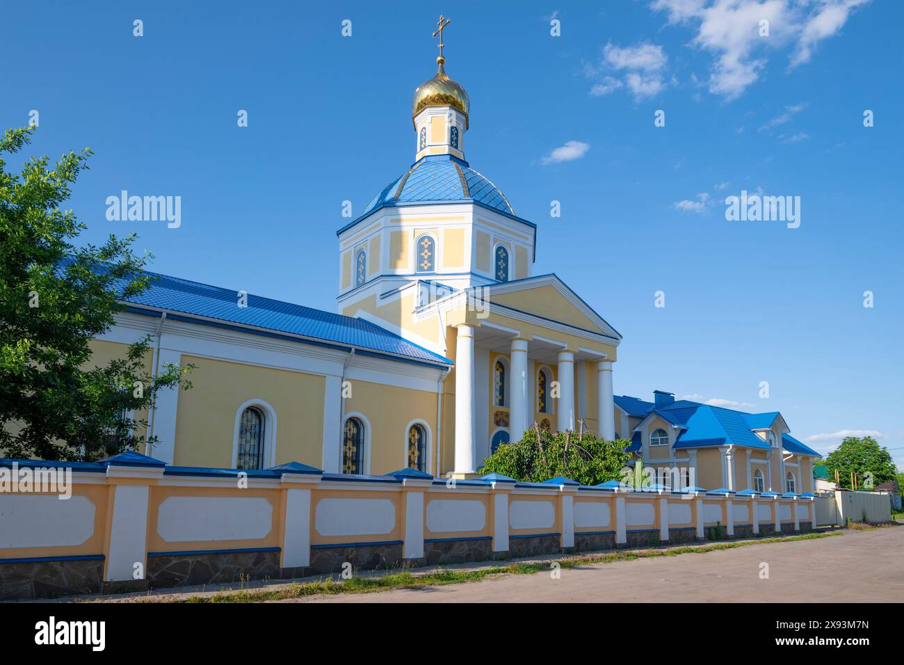 Ancient Church of the Kazan Icon of the Mother of God on a sunny June ...
