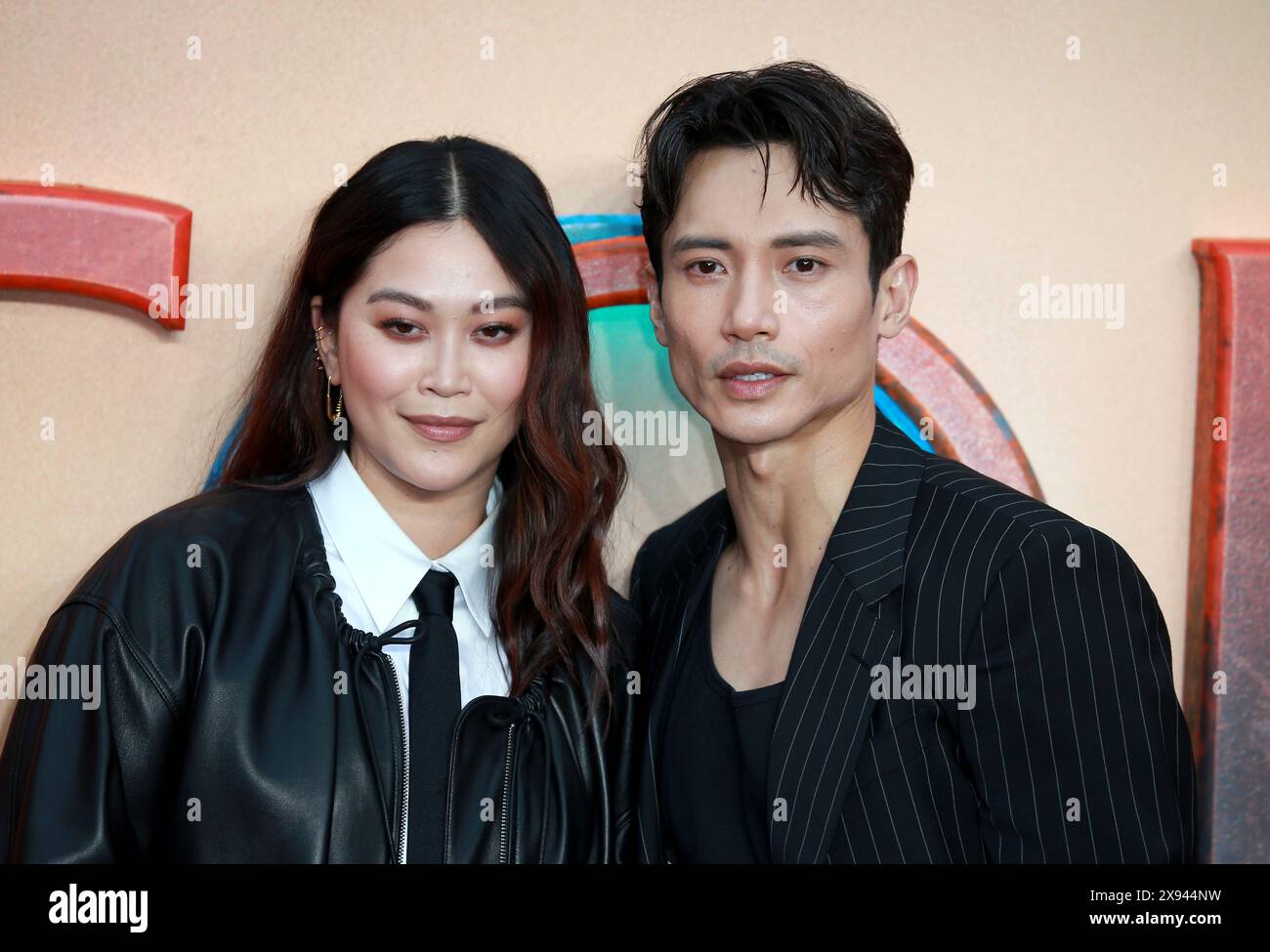 Dianne Doan and Manny Jacinto attend The Acolyte UK Premiere at Odeon