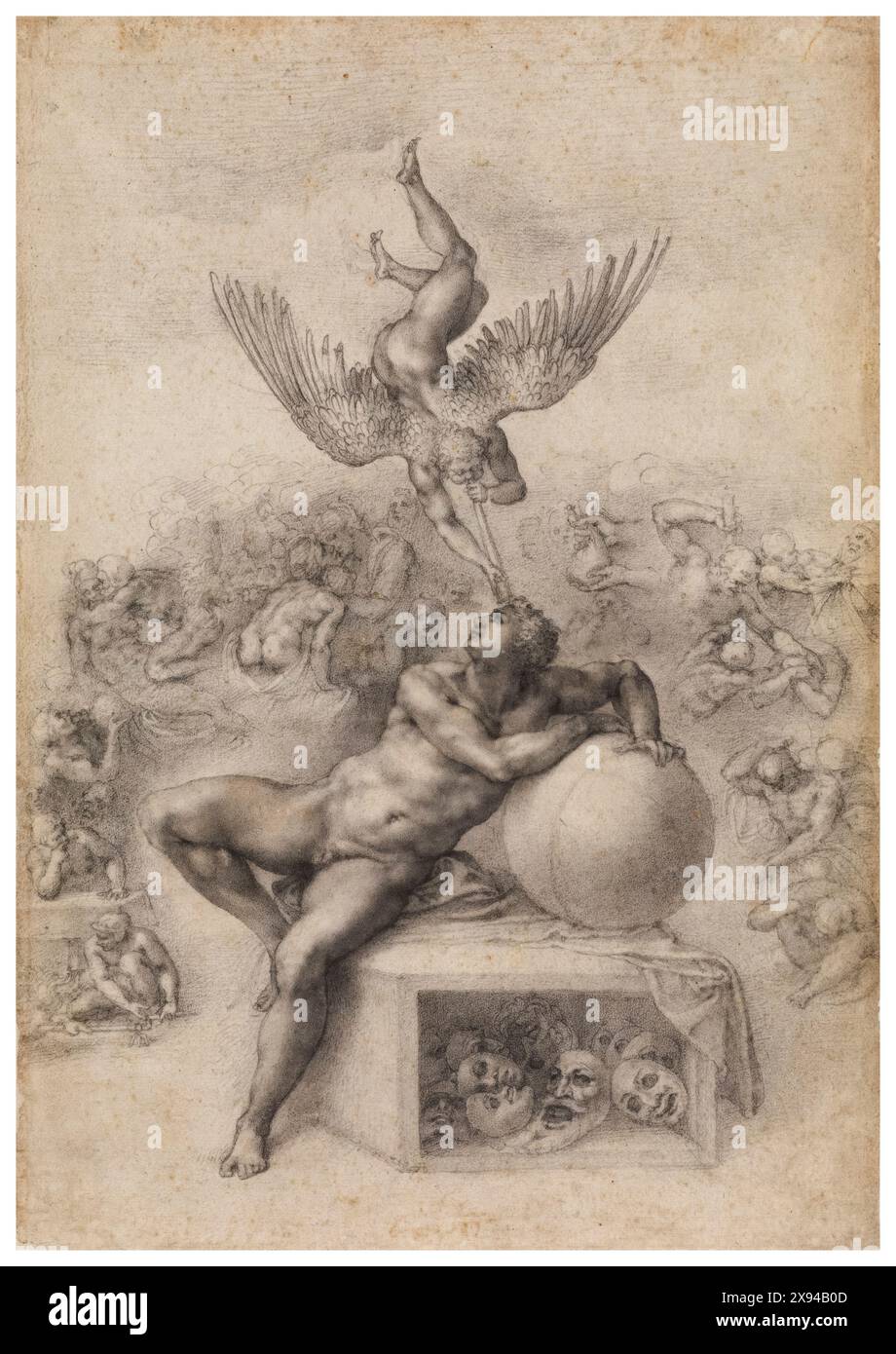 Michelangelo drawing hi-res stock photography and images - Alamy