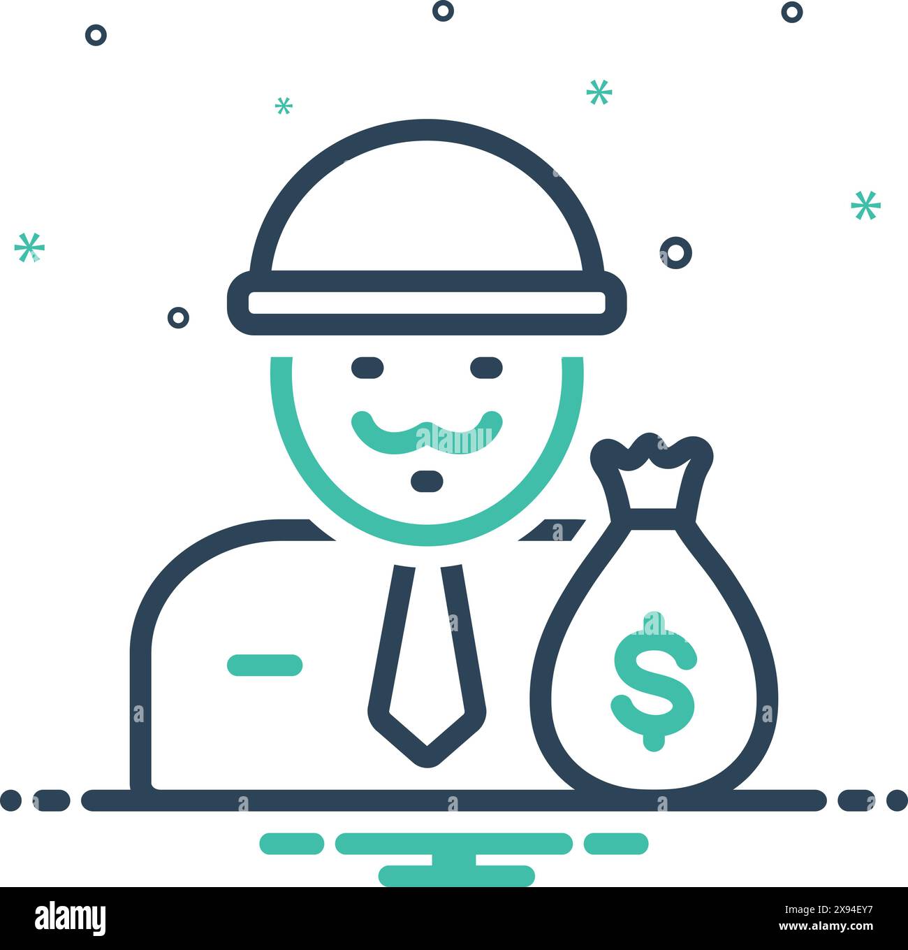 Icon for wealthy,rich Stock Vector Image & Art - Alamy