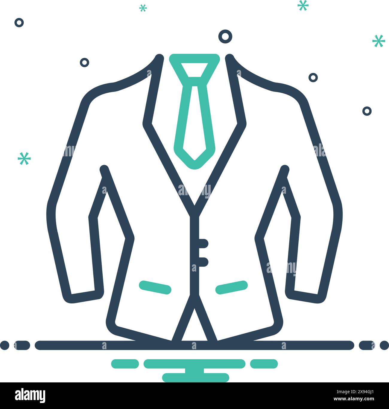 Icon dress formal Stock Vector Images - Alamy