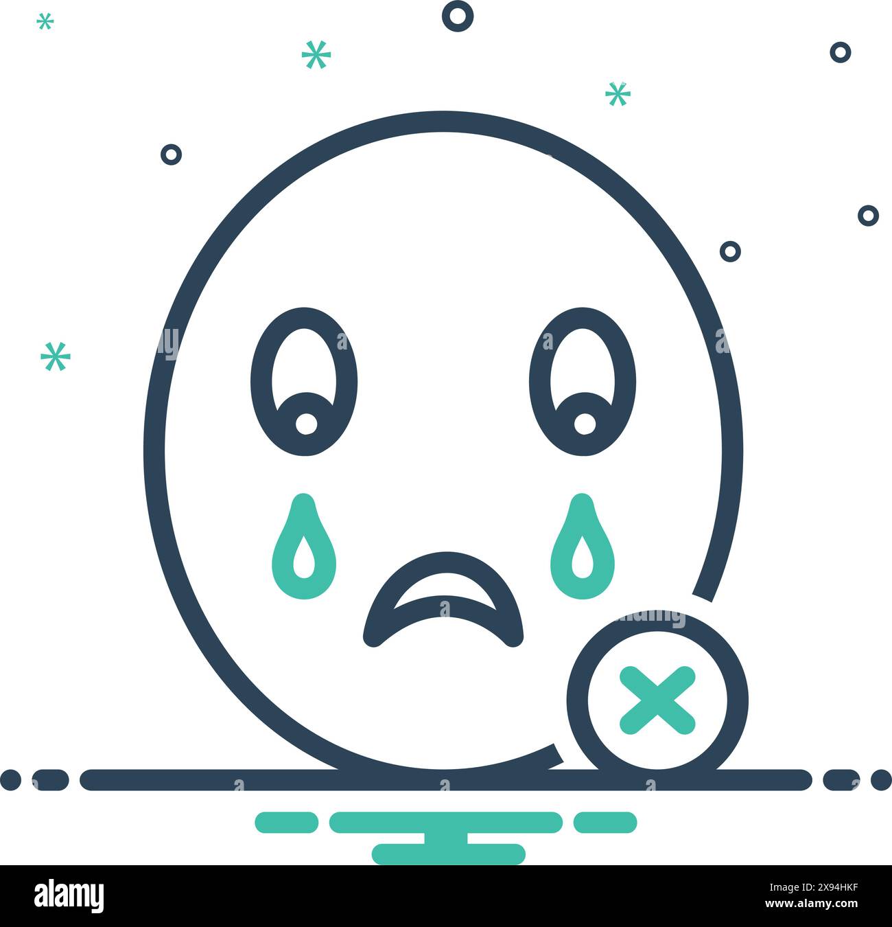 Icon for never,weep Stock Vector Image & Art - Alamy