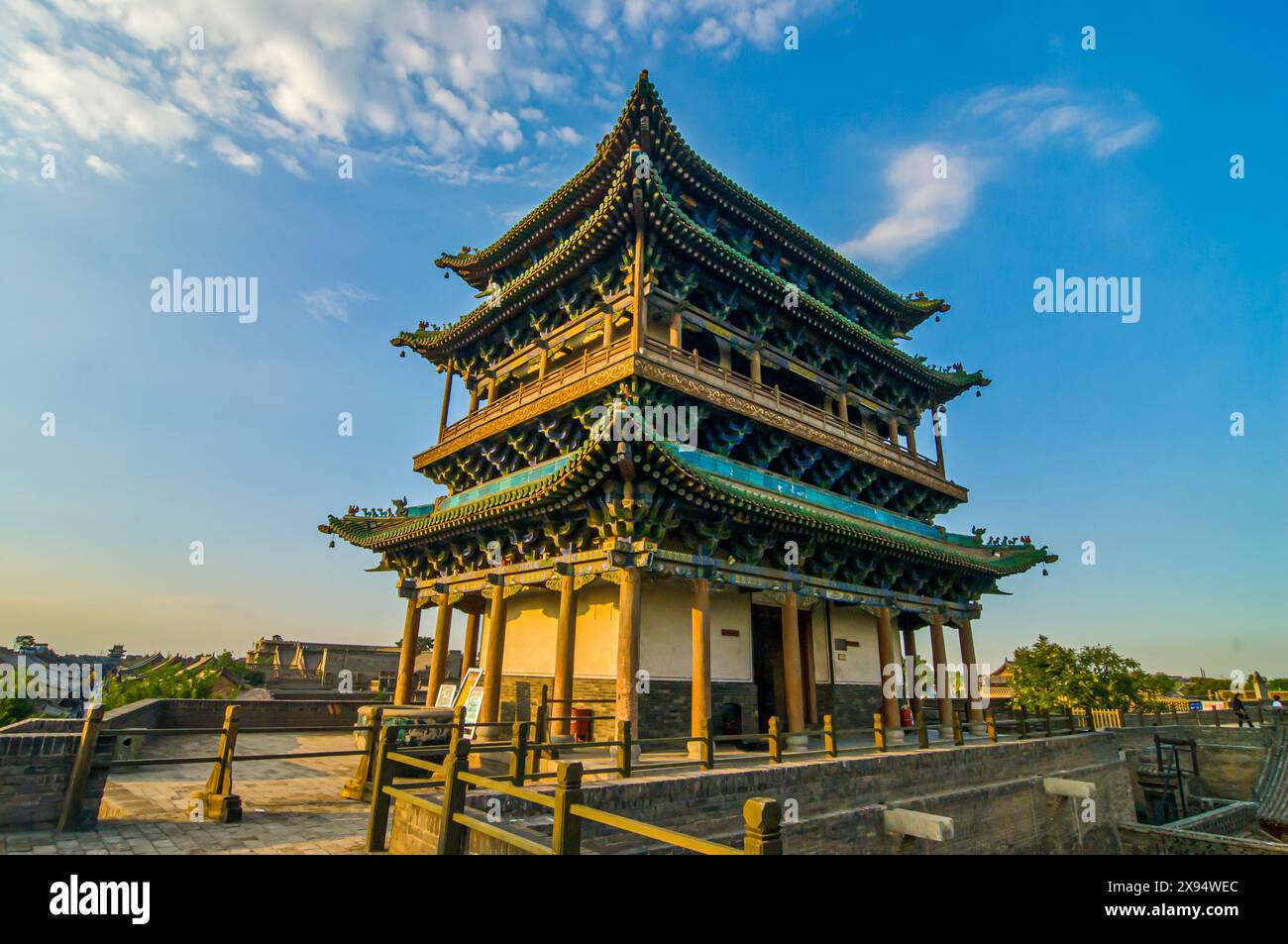 The historic old town of Pingyao (Ping Yao), UNESCO World Heritage Site, Shanxi, China, Asia Stock Photo