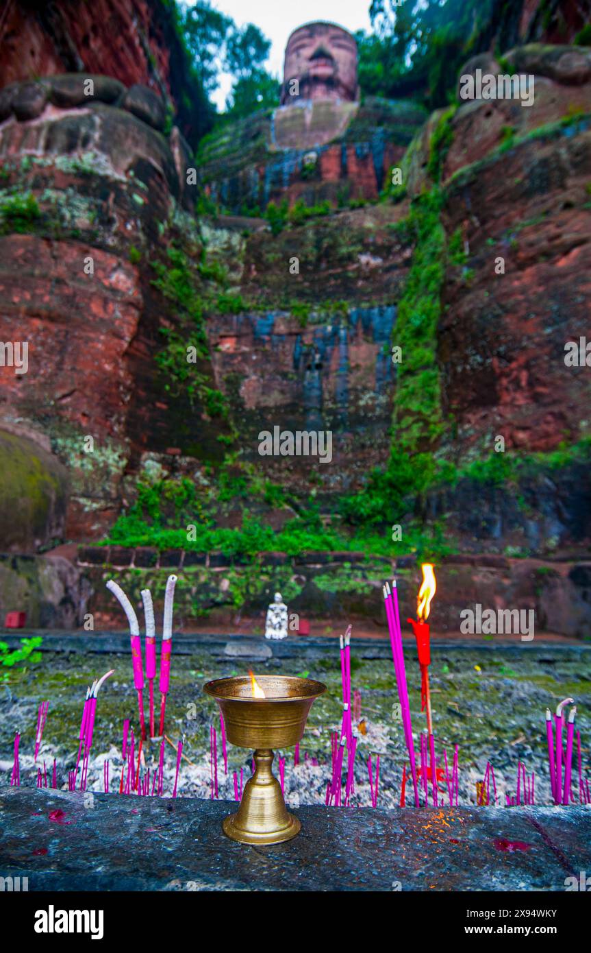 Leshan Giant Buddha, the largest stone Buddha on earth, Mount Emei Scenic Area, UNESCO World