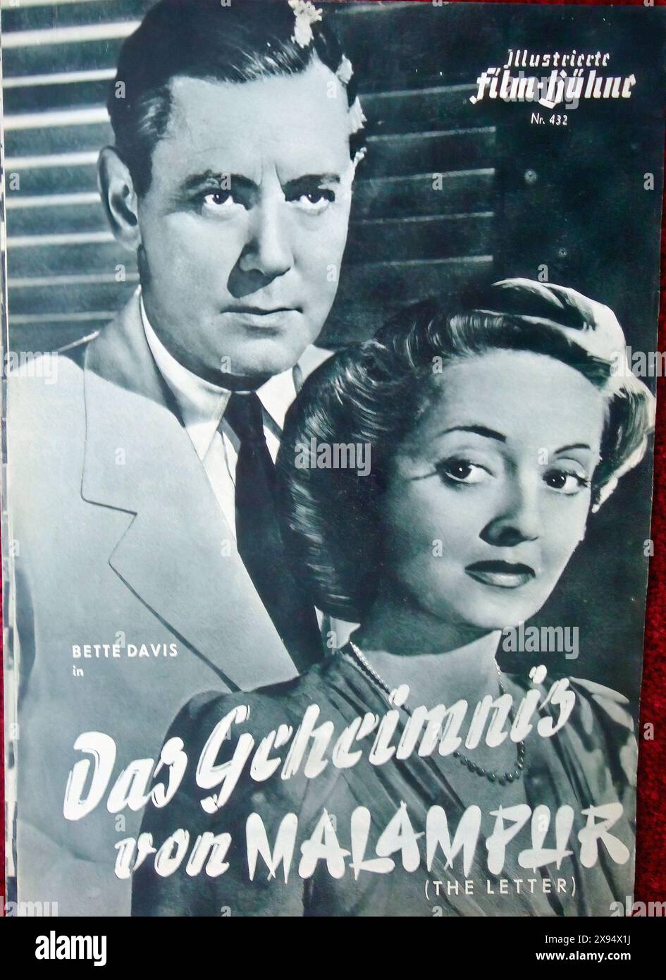 LETTER, THE 001 - Vintage German Movie Poster Stock Photo - Alamy