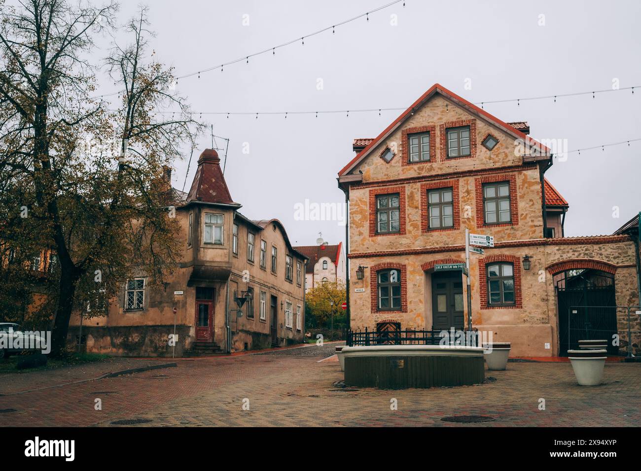 The Medieval Cesis Old Town, Cesis, Latvia, Baltics, Europe Stock Photo