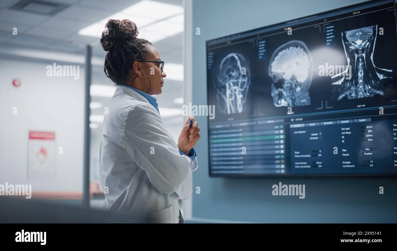 Medical Science Hospital: Confident Black Female Neurologist ...